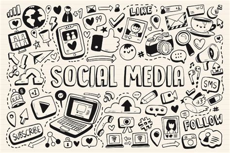 Social Media Doodle Images - Free Download on Freepik