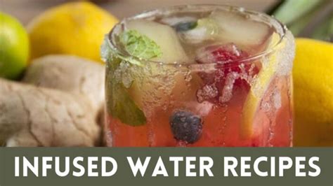 5 Refreshing & Nourishing Infused Water Recipes For A Healthy Lifestyle