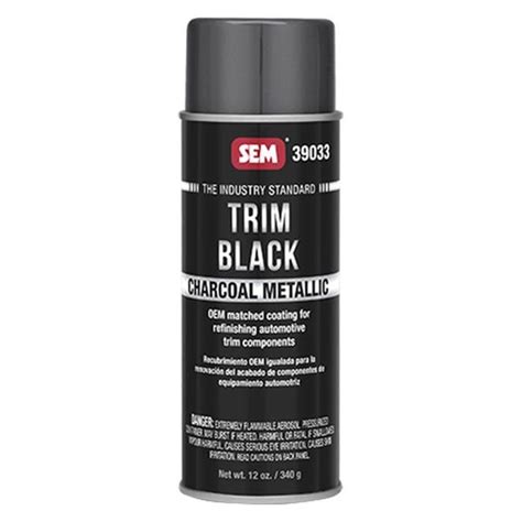 SEM® 39033 - Trim Black™ 12 fl. oz. Charcoal Metallic Aerosol Acrylic ...