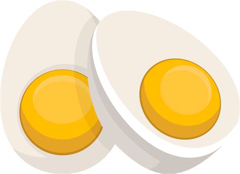 Boiled egg clipart design illustration 9380890 PNG