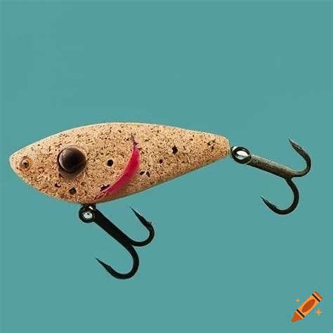 Cork fishing lure for children on Craiyon