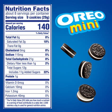 Oreo Mini Bites Nutrition Facts | Besto Blog