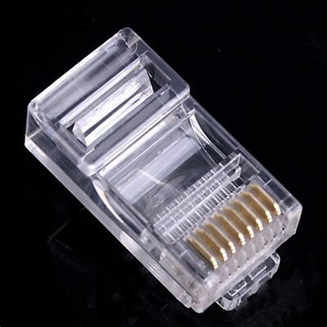 Wholesale 25X RJ45 RJ 45 CAT5 Modular Plug Network Connector for Cat5 Cat5e Cat6 Cable-in ...