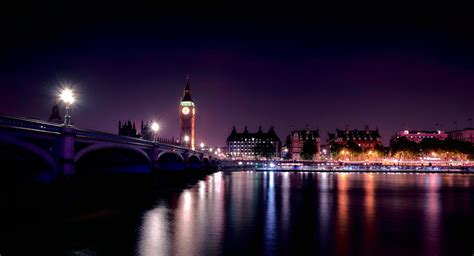 City Lights Clock Tower Bridge Night 4k, HD Photography, 4k Wallpapers, Images, Backgrounds ...