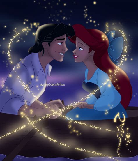 ariel and eric - Ariel and Eric Fan Art (36116491) - Fanpop