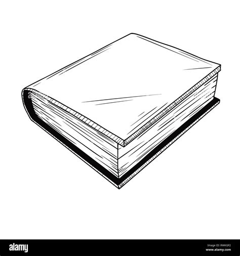 Realistic sketch book. The book is isolated on a white background ...