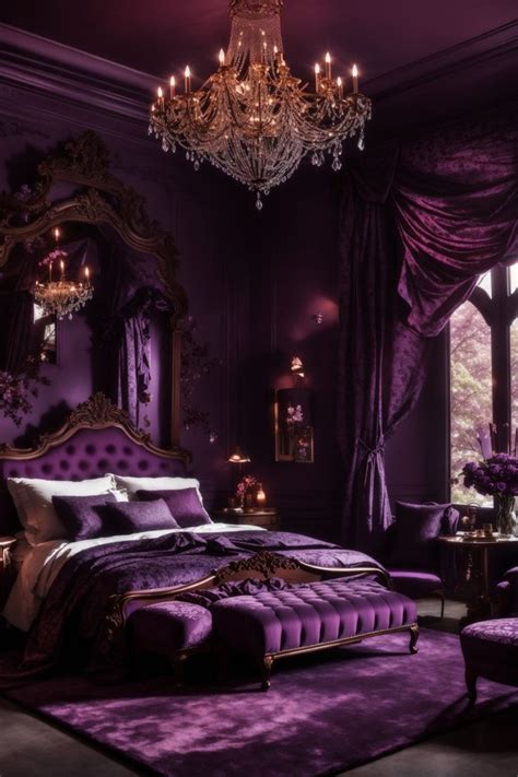 Regal Amethyst Purple Bedroom