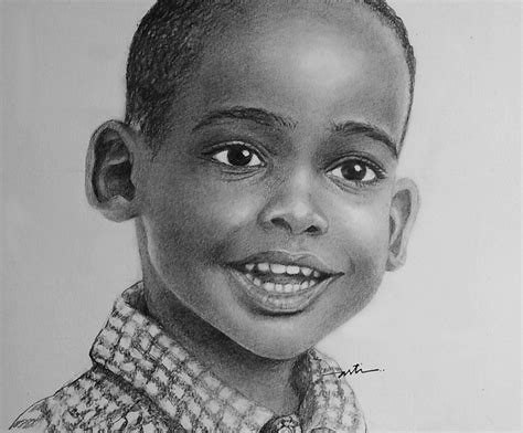 Arti's art -- Life as I see it: Little Boy - Portrait in Pencil