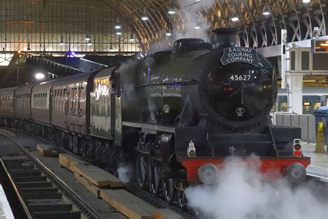 Steam Locomotive 5699 "Galatea" at London Paddington - Out and About