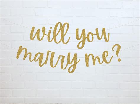 Will You Marry Me Banner Marry Me Sign Proposal Ideas - Etsy