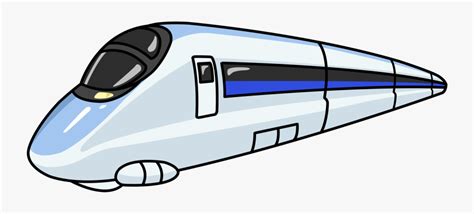 Bullet Train Clipart - High Speed Rail Cartoon , Free Transparent ...