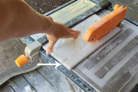 cutting, grouting and sealing marble tile tips