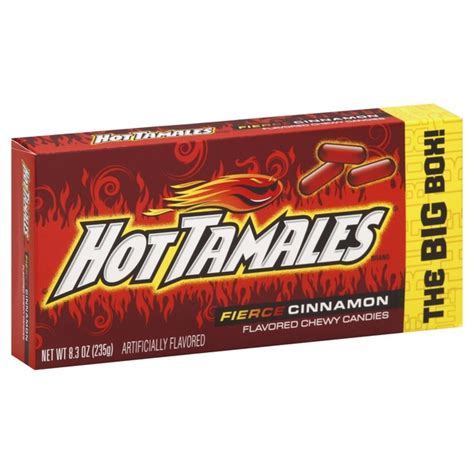 Hot Tamales Chewy Candies, Flavored, Fierce Cinnamon (8.3 oz) - Instacart