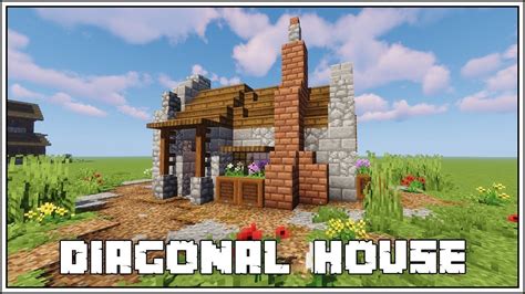 Minecraft Tutorial How To Make A Diagonal House - YouTube | Minecraft ...