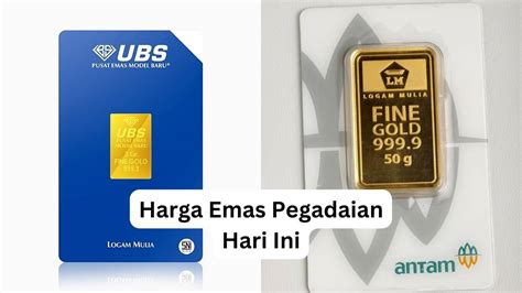 Harga Emas Pegadaian Hari Ini [1 - 1000 Gram] - KlikTerbaru