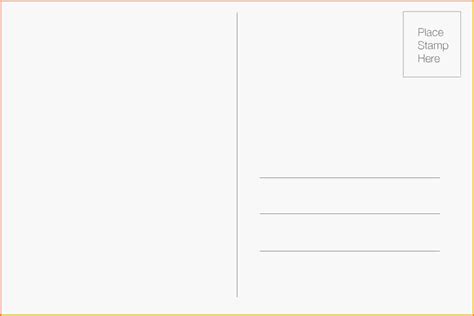 Free Printable 4x6 Postcard Template - Printable Templates