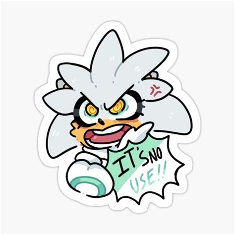 ""It's No Use!!" Sticker Sonic Meme" Sticker for Sale by BlazyArt | Redbubble