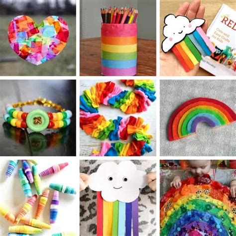 Rainbow Crafts for Kids: 30+ rainbow crafts for St. Patrick's Day