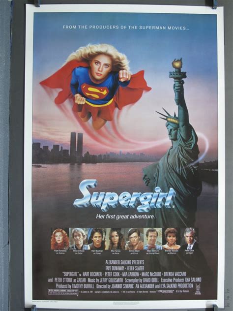 SUPERGIRL 1984 One-Sheet poster For Sale