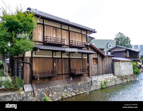 Japanese wooden house, Kansai region, Kyoto, Japan Stock Photo - Alamy