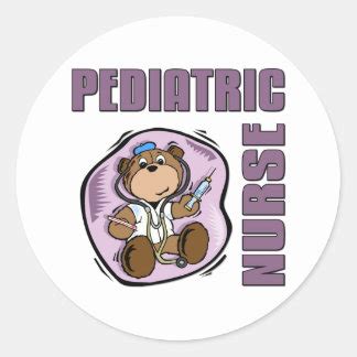 Pediatric Nurse Stickers | Zazzle