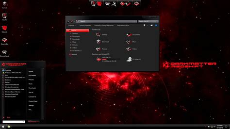 BlackMatter Red theme for Windows 10 by protheme on DeviantArt