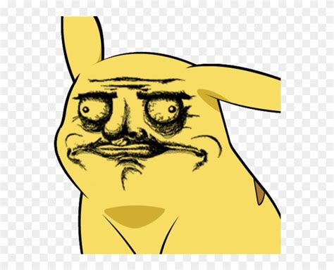 Give Pikachu A Face - Pikachu Meme Face Png Clipart (#14345) - PikPng