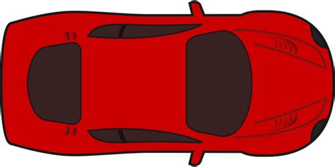 Download Red Sports Car Top View | Wallpapers.com