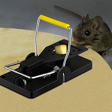 6Pcs Plastice + Metal Mouse Traps Bait Mice Vermin Rodent Pest Control ...