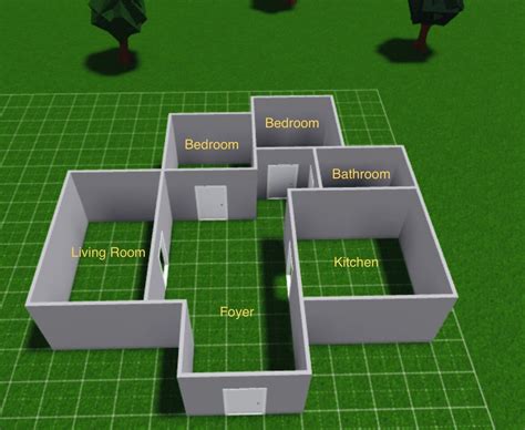 bloxburg house layout 1 story - Amada Christianson