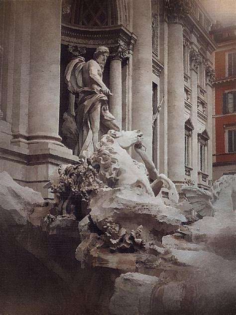 The Trevi Fountain Digital Art by Painted Moments - Fine Art America