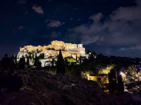 Premium Photo | Acropolis nightview