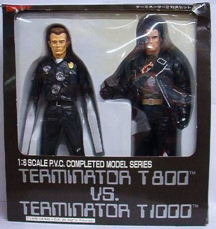 Terminator 2 - T-800 vs T-1000 Mint in box 12 inches Tsukuda