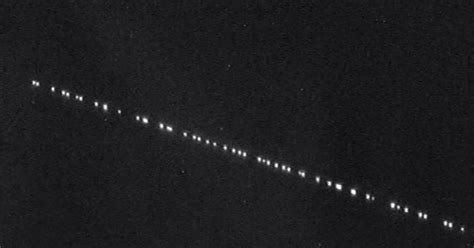 Here's a SpaceX Starlink Satellite Train Caught on Camera in the Night ...