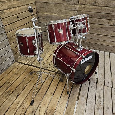 Drum Kit Acoustic Yamaha Stage Custom, Cranberry Red USED! RKYSC051223 | eBay