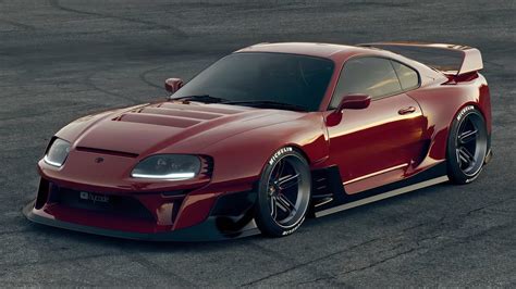 Toyota Supra MK4 Stage 1 Custom Wide Body Kit by Hycade Ver.1 Buy with delivery, installation ...