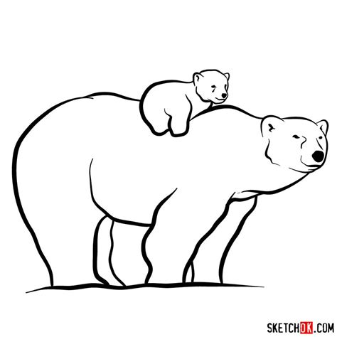 Polar Bears Drawing