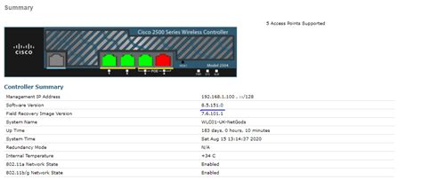 Cisco 2504 Wireless Lan Controller Software Upgrade - NetworkGods