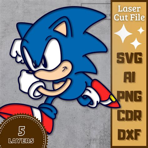 Sonic Outline Svg | lupon.gov.ph