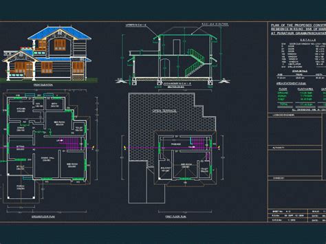 House Plan Drawing Samples With Dimensions : Plan Plans Small Floor ...