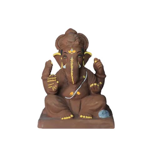 Multicolor Clay Ganesh idol 8 inch at Rs 1150/idol in Raigad | ID ...