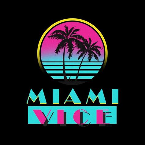 Miami Vice Logo Font - The show’s primary logo is called, by the show’s ...