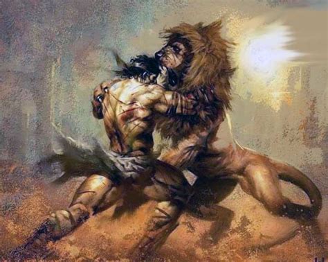 Τhe Nemean Lion and Hercules, Greece, Greek Mythology