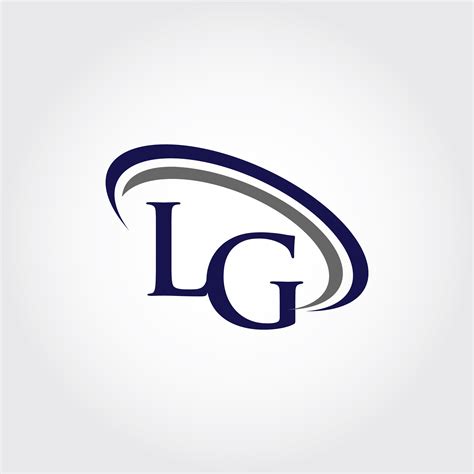 Monogram LG Logo Design By Vectorseller | TheHungryJPEG