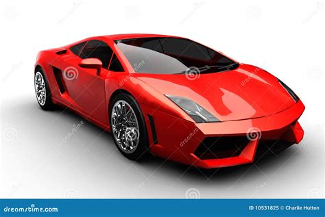 Red Sports Car Royalty Free Stock Photo - Image: 10531825