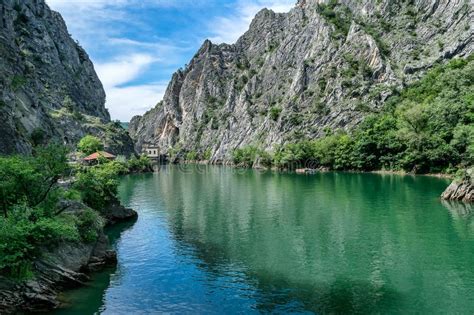 Matka Canyon and Matka Lake - West of Central Skopje, North Macedonia Stock Photo - Image of ...