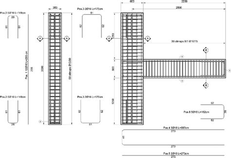 Structural design and details of external beam-to-column joint prototypes. | Download Scientific ...