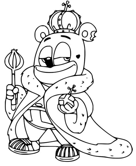 Gummy Bear Coloring Pages - Free Printable Coloring Pages for Kids