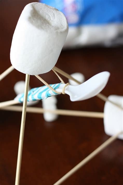 Marshmallow Catapult Activity for Kids STEM