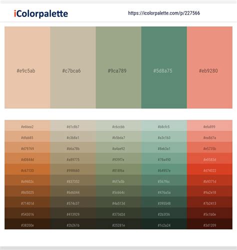 √ Salmon Color Chart